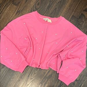 NWT Peach Love California Vibrant Pink Top